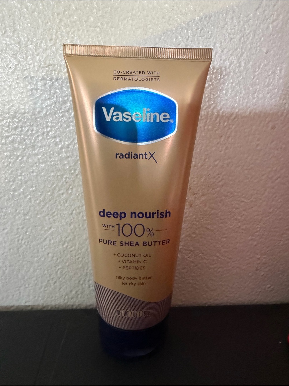 Vaseline Radiant X Deep Nourish with 100% Pure Shea Butter, 7oz - Body Butter
